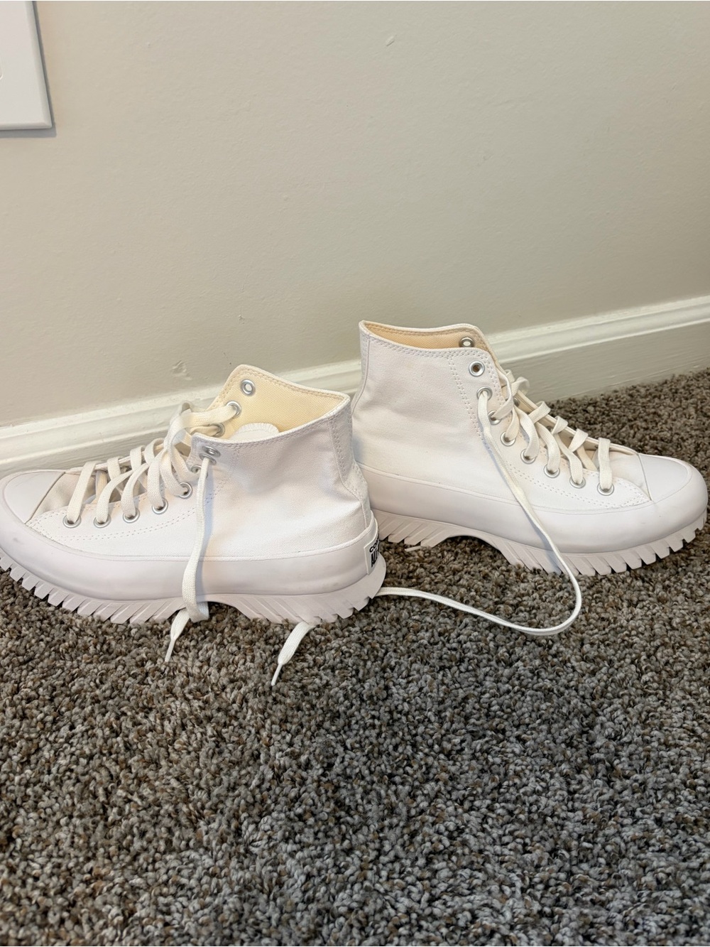 White Platform Converse - Picture 2 of 6